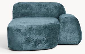 Modulo angolare chaise longue in teddy bouclé Wolke