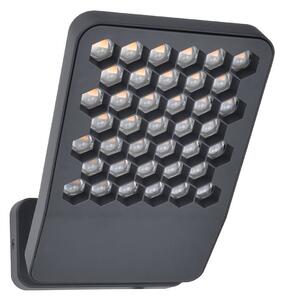 LUTEC Applique da esterni ATLANTIS, Alluminio / Grigio / Zincato, Alluminio, Moderno, Applique da esterni
