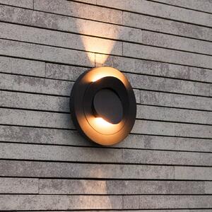 LUTEC Applique da esterni MOOV, Alluminio / Grigio / Zincato, Alluminio, Moderno, Applique da esterni