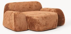 Poltrona lounge XL in teddy bouclé Wolke
