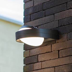 LUTEC Applique da esterni FELE, Alluminio / Grigio / Zincato, Alluminio, Moderno, Applique da esterni
