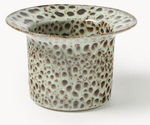 Portavaso fatto a mano con smalto reattivo Balou, alt. 15 cm