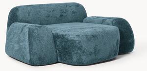 Poltrona lounge XL in teddy bouclé Wolke