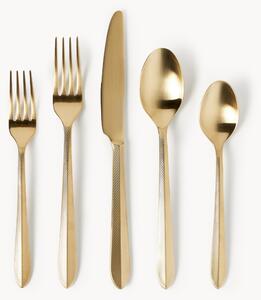 Set di posate in acciaio inox spazzolato Thibaud, varie misure