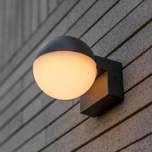 LUTEC Applique da esterni LOOMA, Alluminio / Grigio / Zincato, Alluminio, Moderno, Applique da esterni