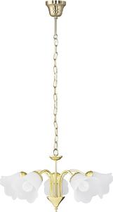 Rabalux 7235 Lampadario 5 punti Rafaella, E14, oro, rotondo, classico, ø600mm