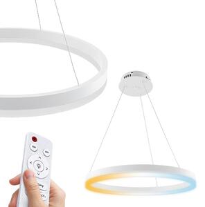 Lampada a sospensione a LED 35W 3CCT 2450 lm, rotonda, bianca, dimmerabile con telecomando HARVEY HOROZ