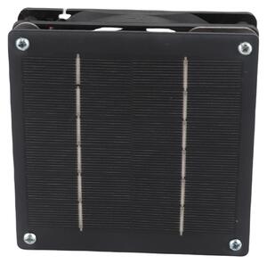 Ventilatore solare monocristallino, 3 W, 6 V, angolo regolabile, uscita dell'aria, silenzioso, ideale per pollai e serre