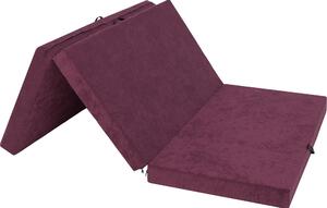 Materasso pieghevole BEN - 200×120×10 cm - pieghevole, rivestimento lavabile, materasso in schiuma rigida, tessuto Aloba, letto per ospiti e tappetino yoga | Pillowprim