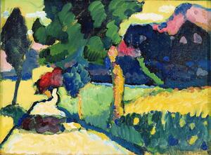 Wassily Kandinsky - Stampa artistica Summer Landscape 1909, (40 x 30 cm)