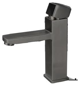 Rubinetto per lavabo, montato a soffitto, acciaio inossidabile resistente, DMFB nero, acciaio inossidabile
