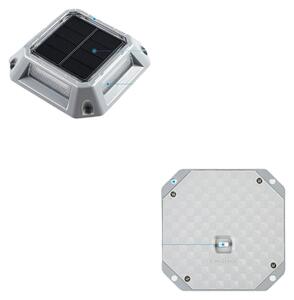 Lampada solare da esterno, modello MP4817, a forma quadrata, prodotta da Myers Power