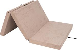Materasso pieghevole BEN - 200×120×10 cm - pieghevole, rivestimento lavabile, materasso in schiuma rigida, tessuto Aloba, letto per ospiti e tappetino yoga | Pillowprim