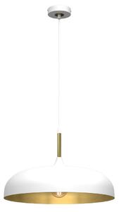 Lincoln bianco/oro luce a sospensione 1Xe27 45Cm luce a soffitto lampada a soffitto luce a sospensione