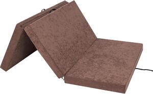 Materasso pieghevole BEN - 200×120×10 cm - pieghevole, rivestimento lavabile, materasso in schiuma rigida, tessuto Aloba, letto per ospiti e tappetino yoga | Pillowprim