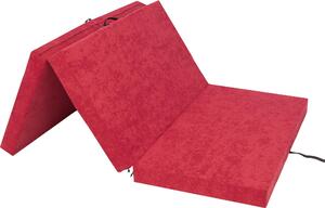 Materasso pieghevole BEN - 200×120×10 cm - pieghevole, rivestimento lavabile, materasso in schiuma rigida, tessuto Aloba, letto per ospiti e tappetino yoga | Pillowprim
