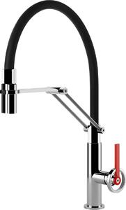 Gessi Miscelatore semi pro monocomando con doccetta estraibile - Collezione Officine V - 60205#031
