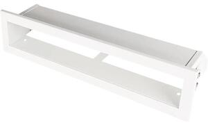 Griglia per caminetto aperta 40x6 cm bianco HSF06-249