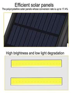 Lampada solare da parete, colore nero, modello MP4688, marca Myers Power