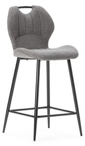 Set di 2 sgabelli da bar grigi (altezza seduta 65 cm) Muli - Marckeric