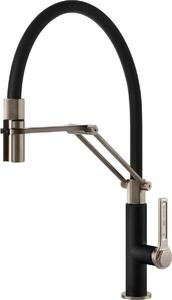 Miscelatore monocomando Gessi Semi-pro Officine Gessi 60055 599 48,7 cm Nero opaco / Finox