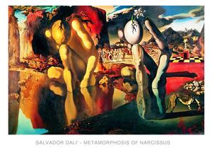 Stampe d'arte Salvador Dali - Metamorphosis Of Narcissus, Salvador Dalí, (70 x 50 cm)