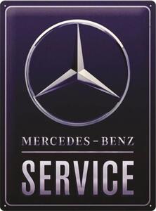 Cartello in metallo Mercedes-Benz - Service, (30 x 40 cm)