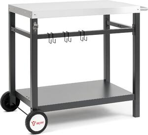 Carrello barbecue BBQ-Toro 85x50x81 cm | Carrello da tavolo per barbecue