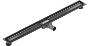 Mexen Flat corpo per scarico lineare 100 cm, grigio canna di fucile spazzolato - 1E15100