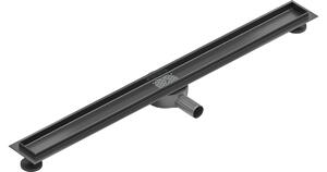 Mexen Flat 360° corpo per scarico lineare rotante 80 cm, grigio metallizzato spazzolato - 1E40080