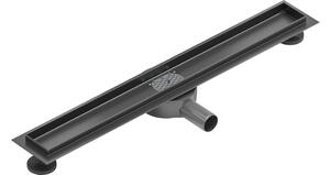 Mexen Flat 360° corpo per scarico lineare rotante 50 cm, grigio canna di fucile spazzolato - 1E40050