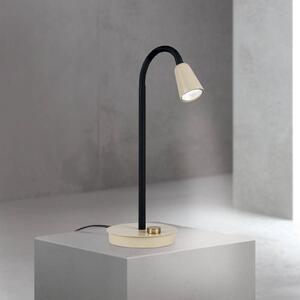 ORION Lampada da scrivania Dotty, dimmerabile, Crema / Ambra, Soggiorno / Sala da pranzo, Metallo, Moderno, Lampada da tavolo