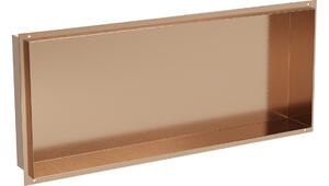Mexen X-Wall-NR mensola a incasso senza flangia 75 x 30 cm, rame spazzolato - 19C1753010
