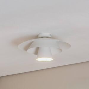 Plafoniera soffitto Plato Luminex, dimmerabile, Bianco / Opale, Soggiorno / Sala da pranzo, Metallo, Moderno, Plafoniera
