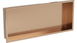 Mexen X-Wall-R mensola incassata con cornice 75 x 30 cm, rame spazzolato - 19C0753010