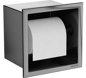 Mexen X-Wall-P porta carta igienica, gun gray spazzolato - 19E3