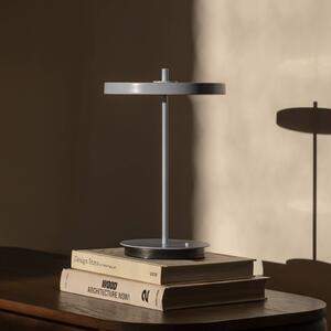 UMAGE Lampada da tavolo a LED Asteria Move, dimmerabile, Blu, Soggiorno / Sala da pranzo, Metallo, Design, Lampada da tavolo LED