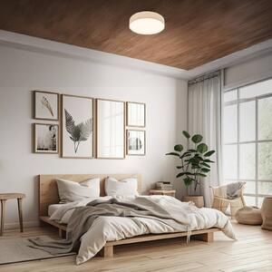 Briloner Plafoniera soffitto Duck, Crema / Ambra, Soggiorno / Sala da pranzo, Tessuto / Stoffa / Seta, Scandinavo, Plafoniera