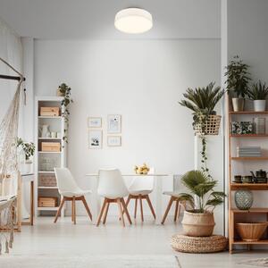 Briloner Plafoniera soffitto Duck, Bianco / Opale, Soggiorno / Sala da pranzo, Tessuto / Stoffa / Seta, Scandinavo, Plafoniera