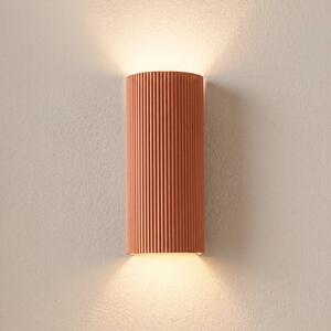 Applique da parete Colja Lindby, dimmerabile, Terracotta, Soggiorno / Sala da pranzo, Gesso / Argilla, Moderno, Applique