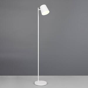 Reality Leuchten Piantana LED a batteria Blake, bianco opaco, metallo, dimmerabile