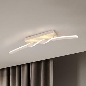 Reality Leuchten Plafoniera a LED Ginko, Crema / Ambra, Soggiorno / Sala da pranzo, Metallo, Moderno, Plafoniera LED