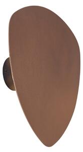 Lampada da parete di design bronzo organico 32cm 2 luci - Pulley