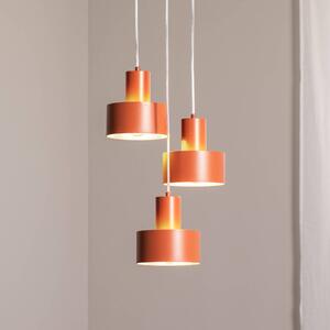 Lampada a sospensione Rif 3 SIGMA, dimmerabile, Rosso, Soggiorno / Sala da pranzo, Metallo, Moderno, Lampada a sospensione