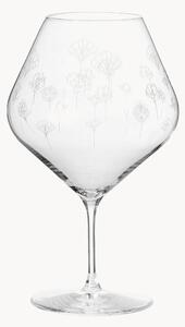 Set di 2 bicchieri da vino rosso Flower