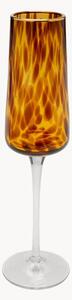 Set di 4 flute da champagne fatti a mano Caramel