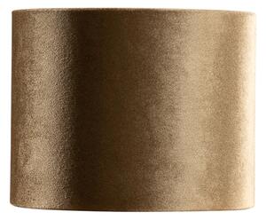 Paralume in velluto bronzo con interno oro 18/18/14