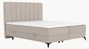 Letto boxspring fatto a mano con contenitore Aggaz, H3