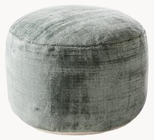 Pouf in velluto tessuto a mano Nova