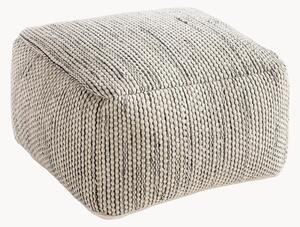 Pouf in lana tessuto a mano Rocco